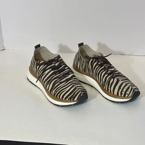 OTBT Alstead Zebra Sneaker Vegan Suede | Women Size 8.5